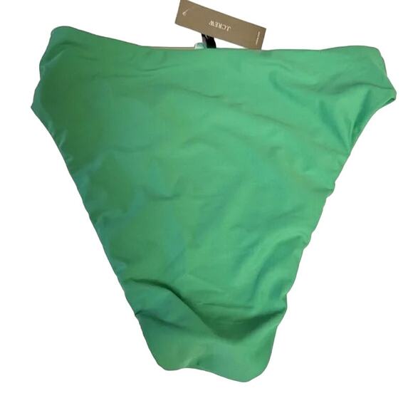 NWT J. Crew Classic High Rise Cheeky High Leg Cut Bikini Swim Bottom S Green - Picture 6 of 15